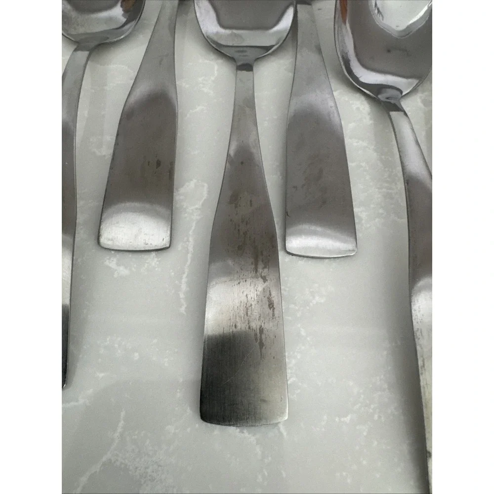 Hampton‎ Forge Bristol Satin Finish Deco Flatware Set 62Pieces Fork Knives Spoon